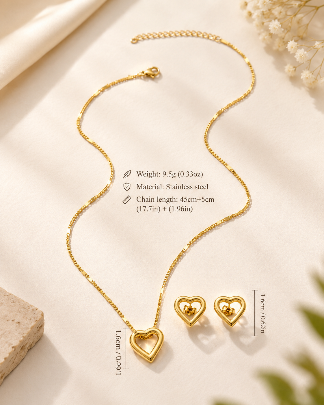 Royal Heart- Jewelry Set