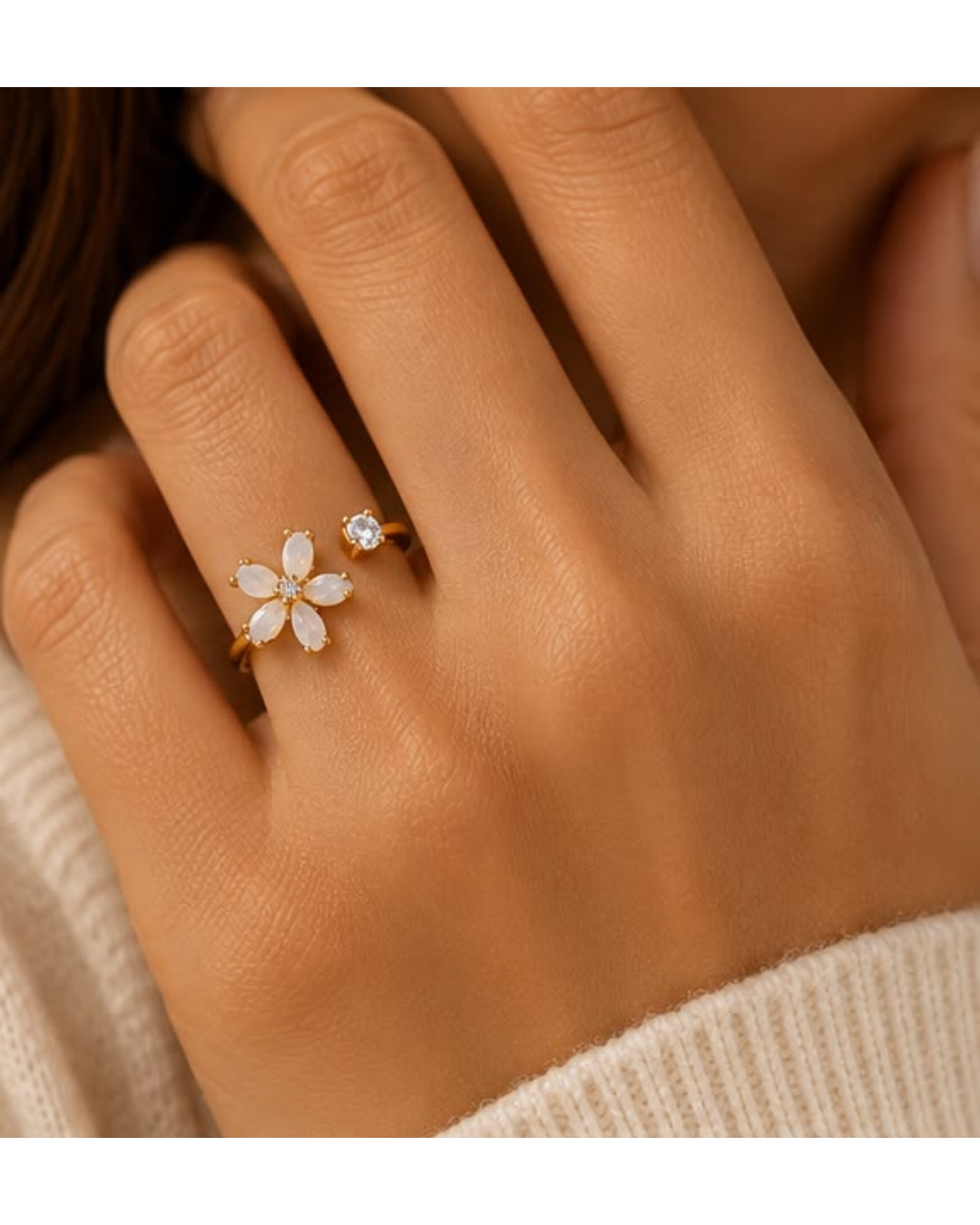 The Bloom of Grace Ring